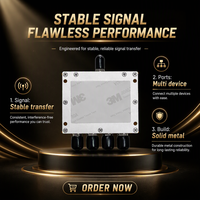 Répartiteur de puissance RF 4 voies VSWR 1.25 pour connecteur femelle 790-2700 MHz 50 Ohm, diviseur à faible réflexion pour système DAS