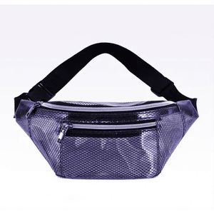 Bolsa de pecho de PVC transparente a la moda unisex, riñonera transparente - Product Image 6