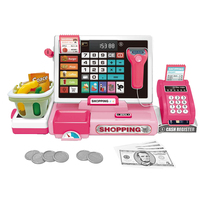 Nouvelle Machine de Caisse de Supermarché Électrique Multifonctionnelle 2026 pour Enfants, Jouet de Caisse Enregistreuse avec Scanner pour Jeu d'Imitation