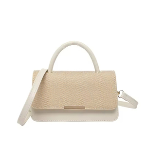 2025 printemps nouvelle mode carré sac à main femmes rétro épaule sac à bandoulière chaîne décoration - Product Image 1