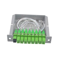 Boîtier de Cassette FTTH, séparateur de PLC, en PVC, LSZH ROHS, CE FTTH FTTA, G657A1 G657A2