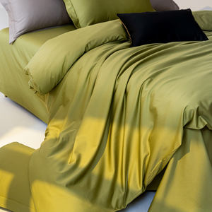 Vente directe d'usine de haute qualité en gros 100% coton linge de lit ensembles drap plat pour hôtel et maison - Product Image 1