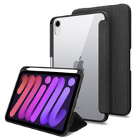 Offre Spéciale outillage privé porte-crayon antichoc PC étui en cuir PU transparent pour 2024 iPad mini 6 étui antichoc