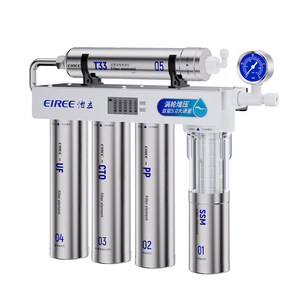 Purificateur d'eau de cuisine à charbon actif à 5 étages filtre à eau douce d'ultrafiltration manuelle pour l'eau potable domestique - Product Image 1