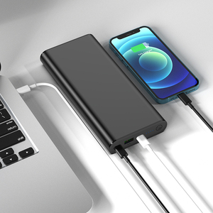 PD 100W 20W 5V 12V 24V 25000mAh 30000mAh ความจุสูง QC3.0 ชาร์จเร็ว พอร์ต USB คู่ และ Type-C พร้อมหน้าจอ LED แสดงผล พาวเวอร์แบงค์ - Product Image 5