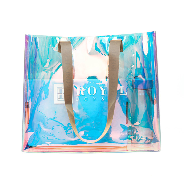 PVC Handbags Fashion Ladies Travel Bags Waterproof Cosmetic Bags Handbags Transparent Pvc Handbags