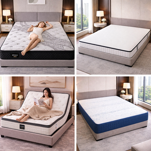 Colchón de Muelles Ensacados Independientes de Lujo Ecológico <span class=keywords><strong>para</strong></span> Hotel 5 Estrellas, Cómodo, de 20 cm de Grosor, <span class=keywords><strong>para</strong></span> Dormitorio o Apartamento - Product Image 4