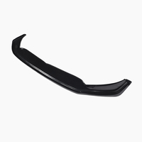 Divisor de Parachoques Delantero Negro Brillante ABS para Volkswagen Polo AW MK6 2018 2022