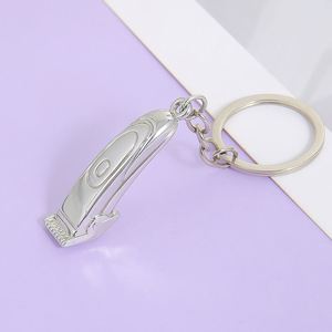 Wholesale Stylish Alloy Barber Tool Shape Keychains Promotional <b>Key</b> <b>Rings</b> Gift Ideal for Company Team Building & Brand Events - Product Image 4