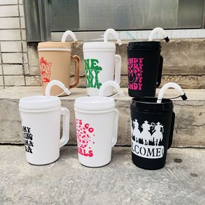 Taza <span class=keywords><strong>Mega</strong></span> Trucker Personalizada de 22 <span class=keywords><strong>oz</strong></span>, con Asas y Función Plegable, Ligera y Duradera, Puede Usarse como Regalo Navideño - Product Image 6