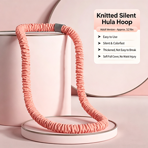 Aro de Ejercicio Hula Hoop Antideslizante de Polipropileno con Resorte de Acero con Memoria, Absorción de Impactos, Desmontable, con Peso, Certificado SGS ROHS - Product Image 5