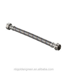Tuyau de <span class=keywords><strong>plomberie</strong></span> flexible en acier inoxydable tressé, approvisionnement direct, sur mesure pour cuisine, salle de bain, appartement - Product Image 3