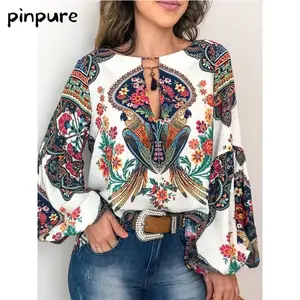 Z90425B 2021 Summer latest popular office uniform designs embroidered women blouse with boat neck for sexy ladies