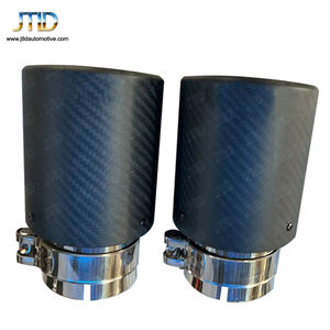 उच्च गुणवत्ता के लिए एके शैली ऑटो स्टेनलेस स्टील कार्बन फाइबर निकास टिप - Product Image 5