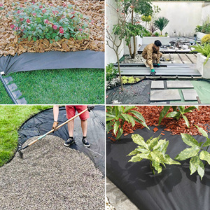 3% UV thấm không dệt vải cảnh quan che phủ mặt đất cho hàng rào cỏ dại chống cỏ dại làm vườn Mat nhựa modling vẽ loại - Product Image 5