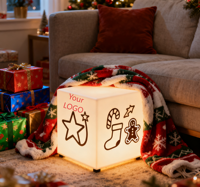 Cube sensoriel lumineux LED, salle sensorielle pour l'autisme, jouet sensoriel multicolore changeant, IP65 étanche, PE, tabouret interactif pour enfants, appartement