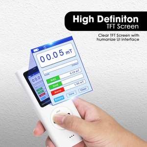 เครื่องวัดสนามแม่เหล็กแบบดิจิตอล เครื่องวัดเกาส์ เครื่องวัดเทสลา เครื่องตรวจจับแบบพกพา ช่วงการวัด 0~25k Gs หน้าจอสี - Product Image 4