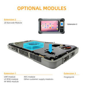 Oem S70 không thấm nước <span class=keywords><strong>Wifi</strong></span> 10000mAh UHF RFID cầm tay Đầu đọc <span class=keywords><strong>Android</strong></span> Máy Quét Mã Vạch Rugged 7 inch Tablet PC cho công nghiệp sử dụng - Product Image 4