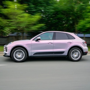 Vinilo Adhesivo para Automóviles, Color Gris Volcánico a Rojo Camaleón, con Brillo, Venta al Por Mayor de Fábrica - Product Image 2