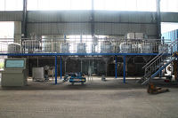 Suministro directo de fábrica 20TPD Planta de refinería de aceite de palma Línea de refinación de aceite de almendra de palma