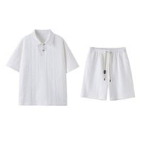 Haute qualité hommes été essentiels personnalisé surdimensionné coton à capuche survêtement pantalons de survêtement polos pour salle de sport thermique décontracté