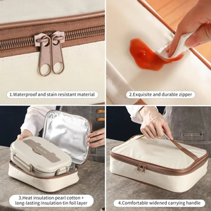 304 compartiment en acier inoxydable isolé étanche grande capacité boîte à déjeuner employé de bureau étudiants scellé Portable Bento - Product Image 5