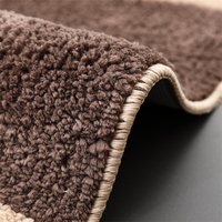 Tapis de sol pour salle de bain à domicile, tapis de salle de bain antidérapant lavable, tapis de douche super absorbant