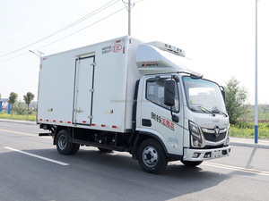 ไฟ16-18CBM รถบรรทุกติดตู้เย็นแบบเกียร์ธรรมดา Foton 4x2สำหรับอาหารผักน้ำมันดีเซลแบบใหม่ - Product Image 6