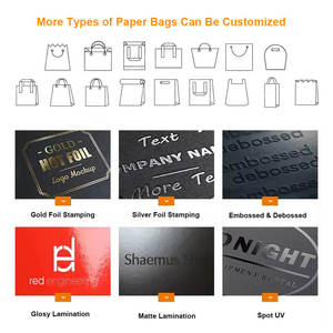 Personnalisé Votre Propre Logo Vêtements Shopping <span class=keywords><strong>Sac</strong></span> En Papier Boutique Vêtements Sacs D'emballage Avec Poignées <span class=keywords><strong>De</strong></span> Ruban - Product Image 4