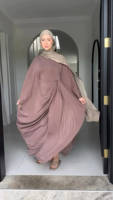 Abaya musulmane sur mesure Mexizo Dubai Fashion, grande taille, polyester, manches longues, vêtements islamiques modestes, élégante pour femmes, été, automne, printemps