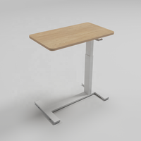Bureau portable moderne en métal réglable à manivelle YZ avec support pour utilisation au bureau