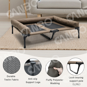 CanboPet-Cama elevada para perros al aire libre con almohada, portátil, lavable, cálida, para mascotas - Product Image 2