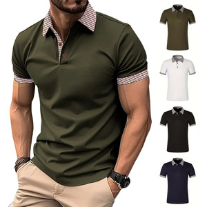 Men's Casual <strong>Bird</strong> Pattern Printed Polo <strong>Shirt</strong> Short Sleeved Polo <strong>Shirt</strong> - Product Image 2