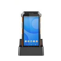 Android13 RFID UHF Reader Handheld UHF Passive RFID Tag Led Lighting Label Reader Phone Barcode Scanner for Library Management