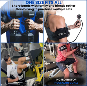 Bomba de Aire Inteligente que Controla los Brazaletes de Entrenamiento con Limitación de Corriente BFR para Brazos y Piernas Manguitos de Entrenamiento de Resistencia a Mordeduras Duraderos <span class=keywords><strong>Physi</strong></span> BFR - Product Image 3