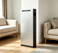 Baterai Penyimpanan Energi LiFePO4 48V 51.2V yang Dapat Ditumpuk 200Ah 250Ah 10kWh 12kWh Baterai Lithium Kustom untuk Sistem Tenaga Surya