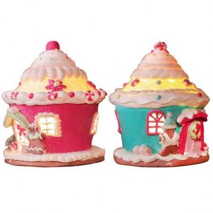 Lumières de Noël en PVC Lumineuses : Château, Maison, Pain et Pièces de Vitrine pour Décorations de Fêtes - Product Image 3