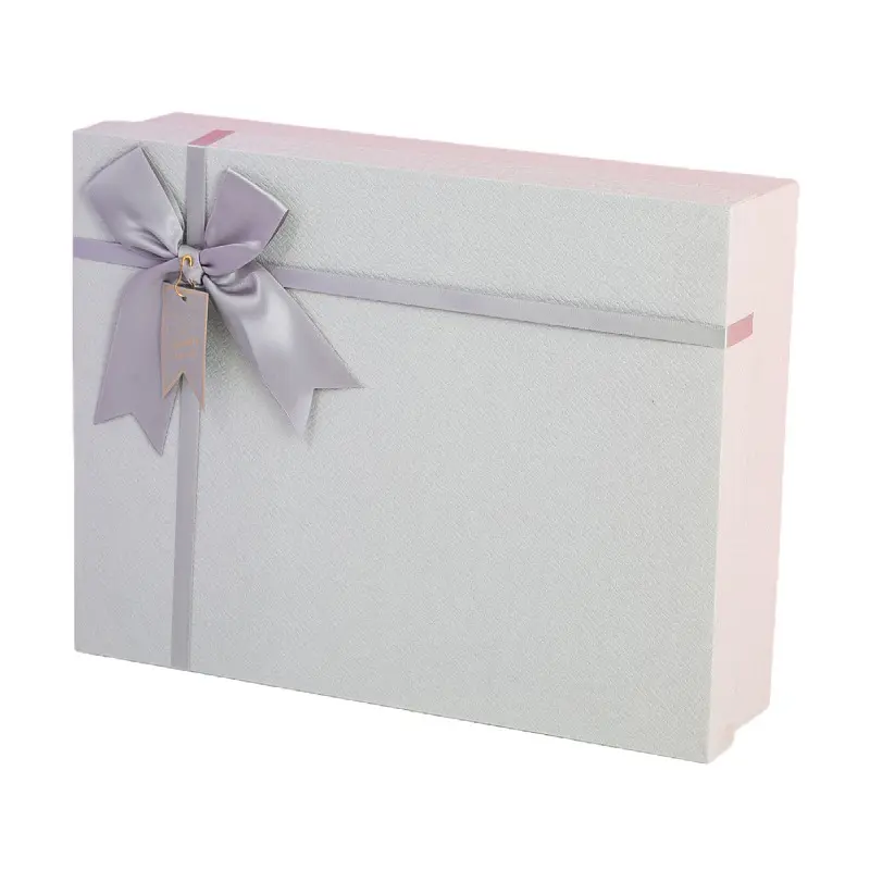 Lead the industry gift box craft collapsible gift box ribboned wedding luxury magnetic gift box