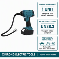 Gonfleur de pneus d'urgence portable |   Pompe à air sans fil pour voiture, SUV, camion |   Kit Essentiel Numérique 370PSI pour Dépannage Routier avec Arrêt Automatique