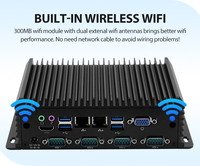 Sinmar ordenador industrial mini pc Intel Core i7 i5 I3 J1900 sin ventilador mini PCs con windowds OS 10 11 Mini PC con Windows 11
