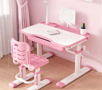 Table d'étude pour enfants, bureau d'écriture pour élèves du primaire, mobilier de classe réglable, ensemble scolaire