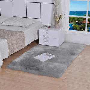 <span class=keywords><strong>Tapis</strong></span> de sol en velours à bulles en fausse fourrure de lapin doux et antidérapant pour salon, chambre à coucher, baie vitrée - Product Image 3