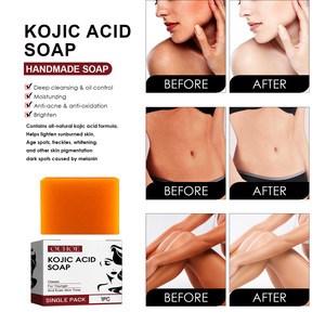 Vente chaude Marque privée Mains propres Kojie San Blanchiment de la peau Éclaircissant Savon à l'acide kojique au curcuma - Product Image 3