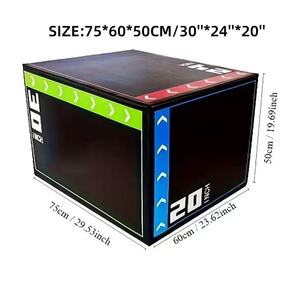 Caja Pliométrica 3 en 1 CZFIT de Alta Calidad, Resistente y Suave para Entrenamiento de Salto, Equipo de Fitness Comercial - Product Image 4