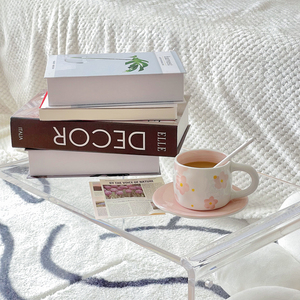Tasse à café et soucoupe en céramique haut de gamme, exquises, pour le thé de l'après-midi, à l'esthétique raffinée, motif Sakura, pour le bureau et la maison - Product Image 6