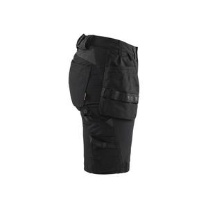 BLAKLADER - 718316459998C40 Craftsman <b>shorts</b> 4-way stretch <b>women</b> Black/Dark <b>grey</b> - EAN 7330509876053 WORK TROUSERS WORK <b>SHORTS</b> - Product Image 4