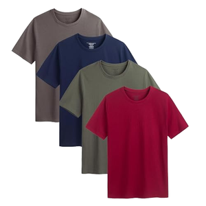 T-shirts unisexe en jersey 100 % coton de haute qualité, col rond, respirants, à manches courtes, coupe classique, vente en gros - Product Image 1