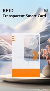 RFID Transparent PVC <strong>Access</strong> <strong>Control</strong> <strong>Card</strong> Smart Business Membership Identification <strong>Card</strong> NFC 125kHz QR Code for Exhibitions