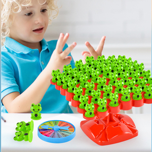 カエルバランスツリーキッズパズルボードゲームスペースバランスツリースタッキングプレイダブルインタラクティブ教育玩具 - Product Image 4