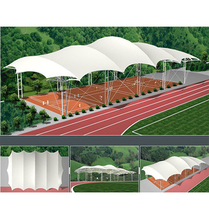 Estructura de Membrana Arquitectónica de PVDF de Diseño de Calidad, Estructura Tensada, Techo Deportivo, Cancha Deportiva Arquitectónica - Product Image 3